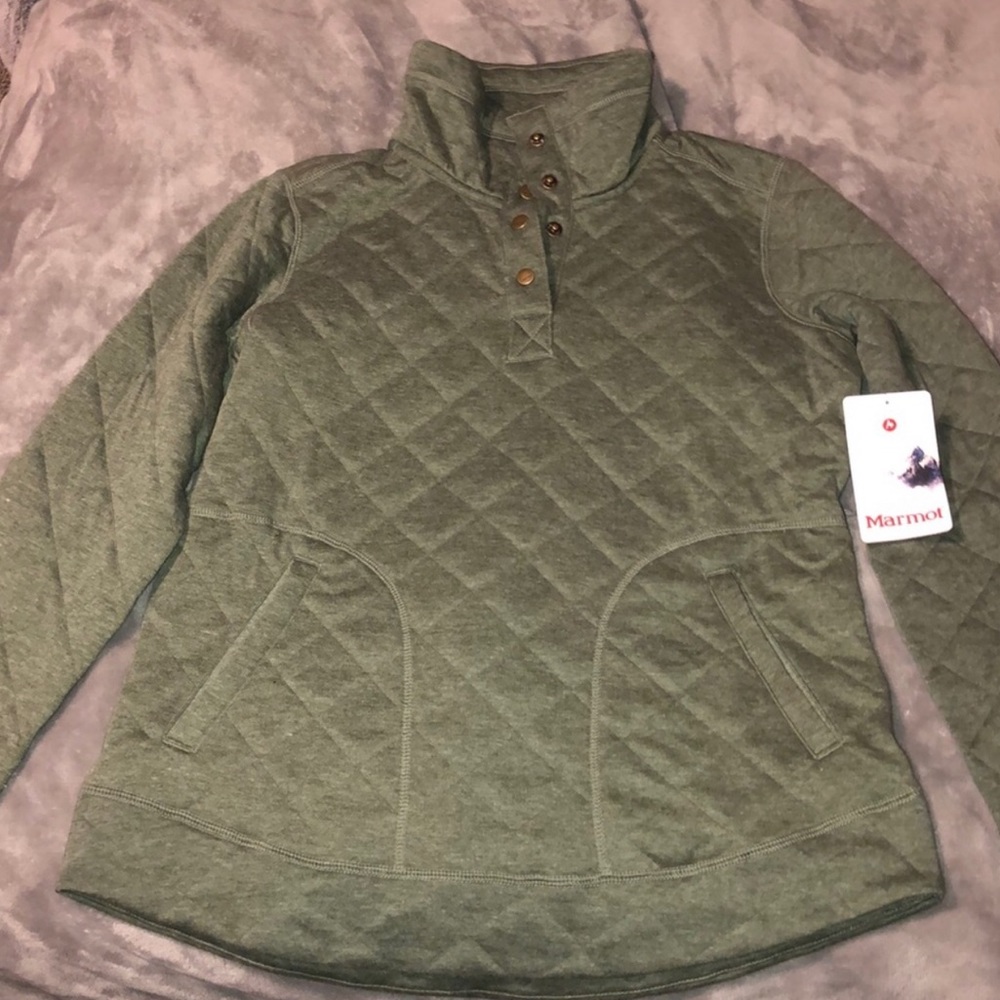 Olive green pullover